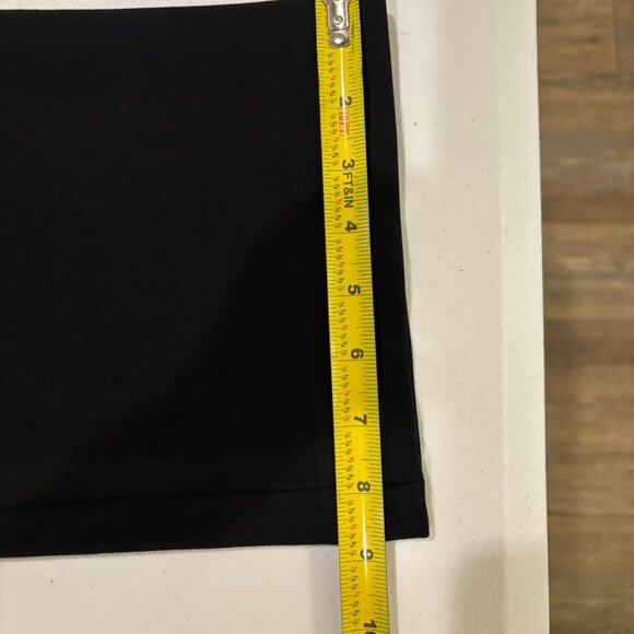 🖤 Coldwater Creek Classic Fit Black Pullup Slacks Flared Legs Pants - Picture 8 of 8